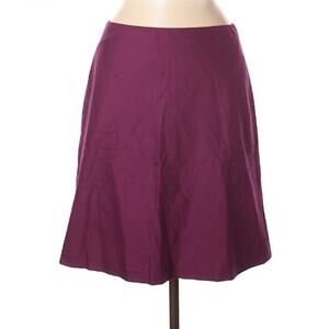 NWT! DKNY Purpled Burgundy Ribbon A-Line Skirt P471291WBX Size 2